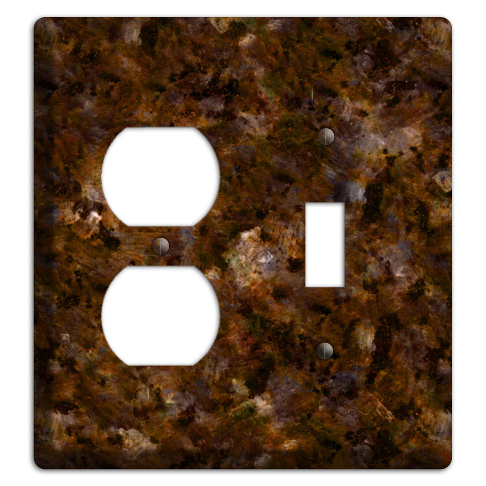 Baltic Green Granite Duplex / Toggle Wallplate