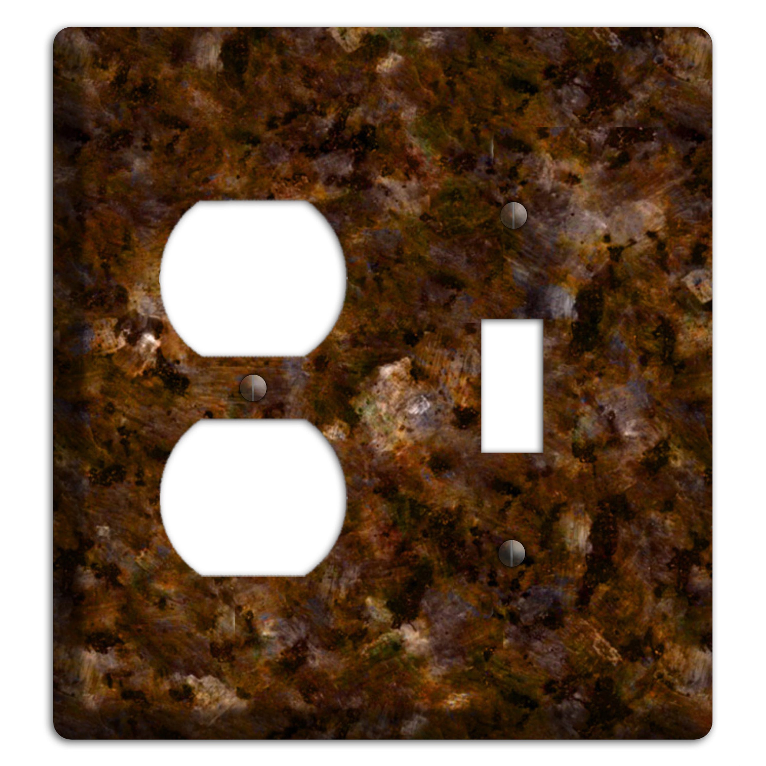 Baltic Green Granite Duplex / Toggle Wallplate