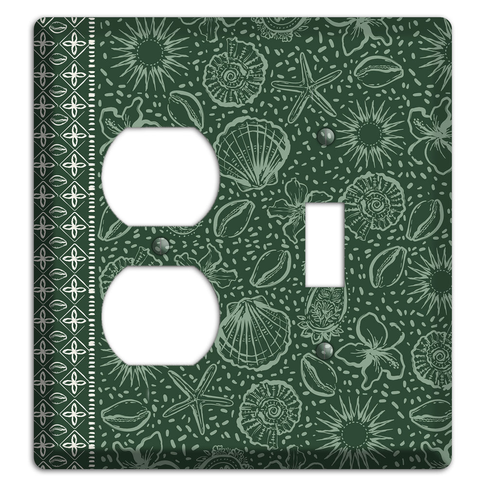 Emerald Tide Reliquary Duplex / Toggle Wallplate