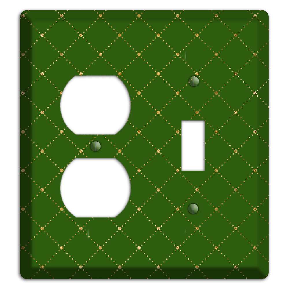 Beaded Lattice Duplex / Toggle Wallplate