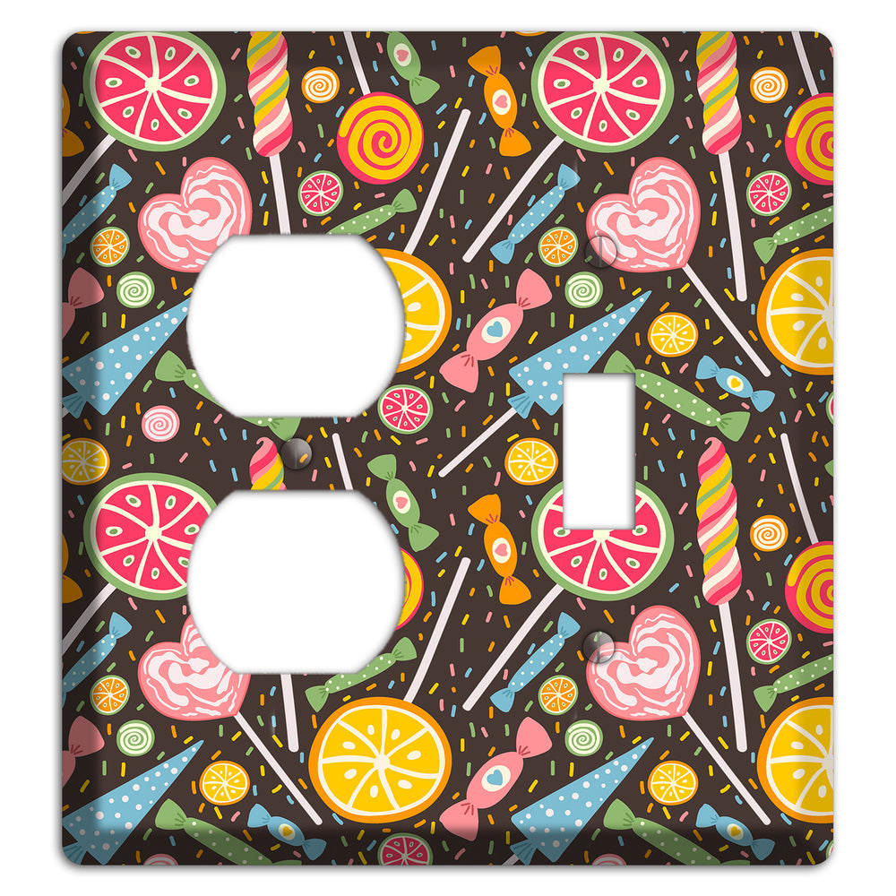 Candy Carnival (Dark) Duplex / Toggle Wallplate