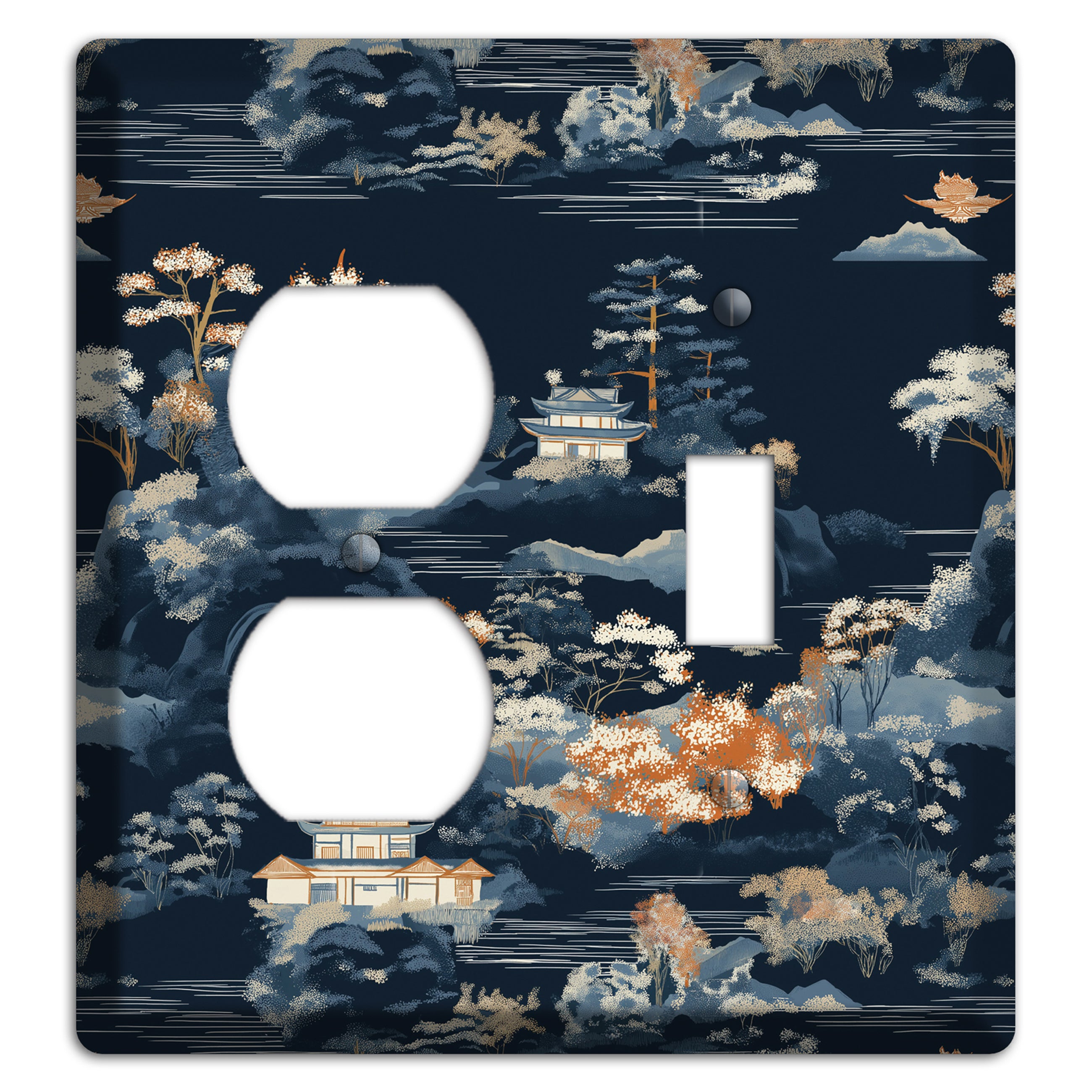 Jade Lantern Dusk Duplex / Toggle Wallplate