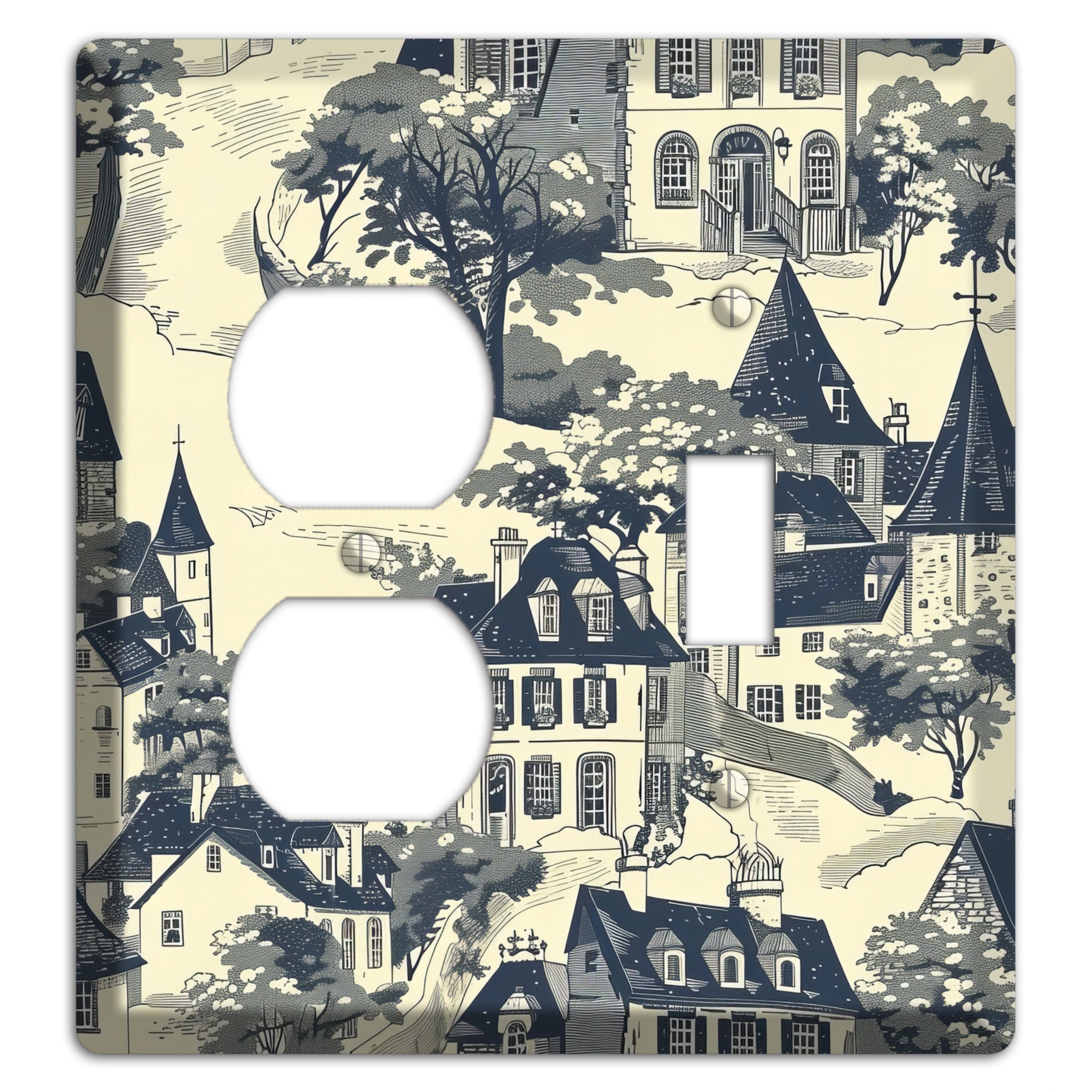 Village on the Hill Duplex / Toggle Wallplate