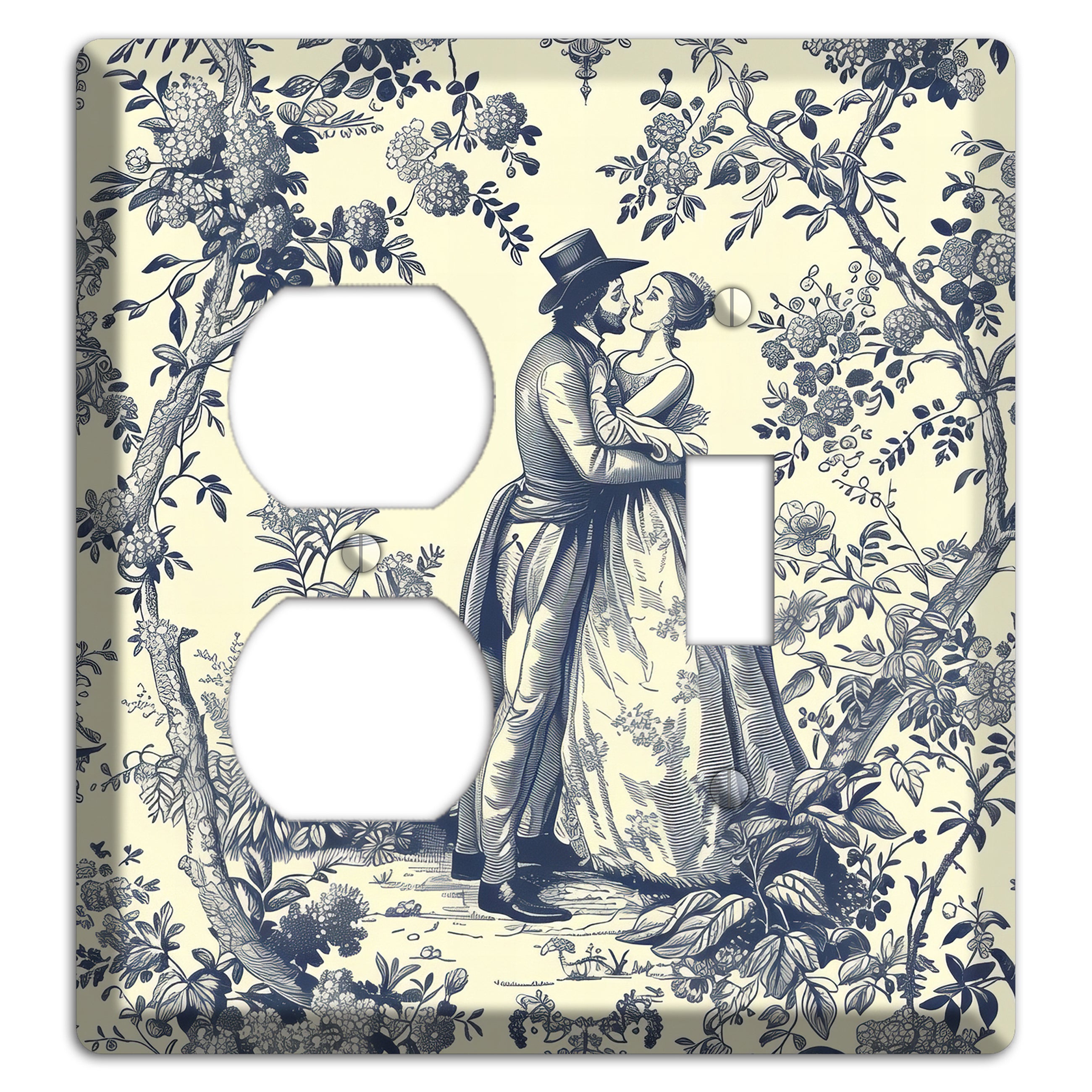 Garden Tryst Duplex / Toggle Wallplate