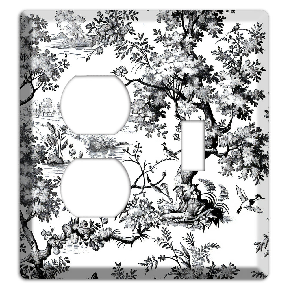 Pastoral Ink Reverie Duplex / Toggle Wallplate