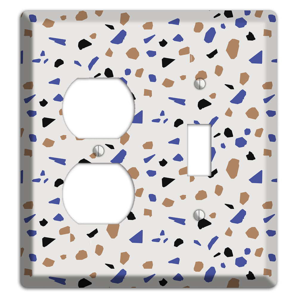 Retro Pop Terrazzo Duplex / Toggle Wallplate
