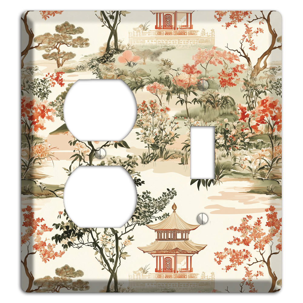 Pavilion & Petal Duplex / Toggle Wallplate