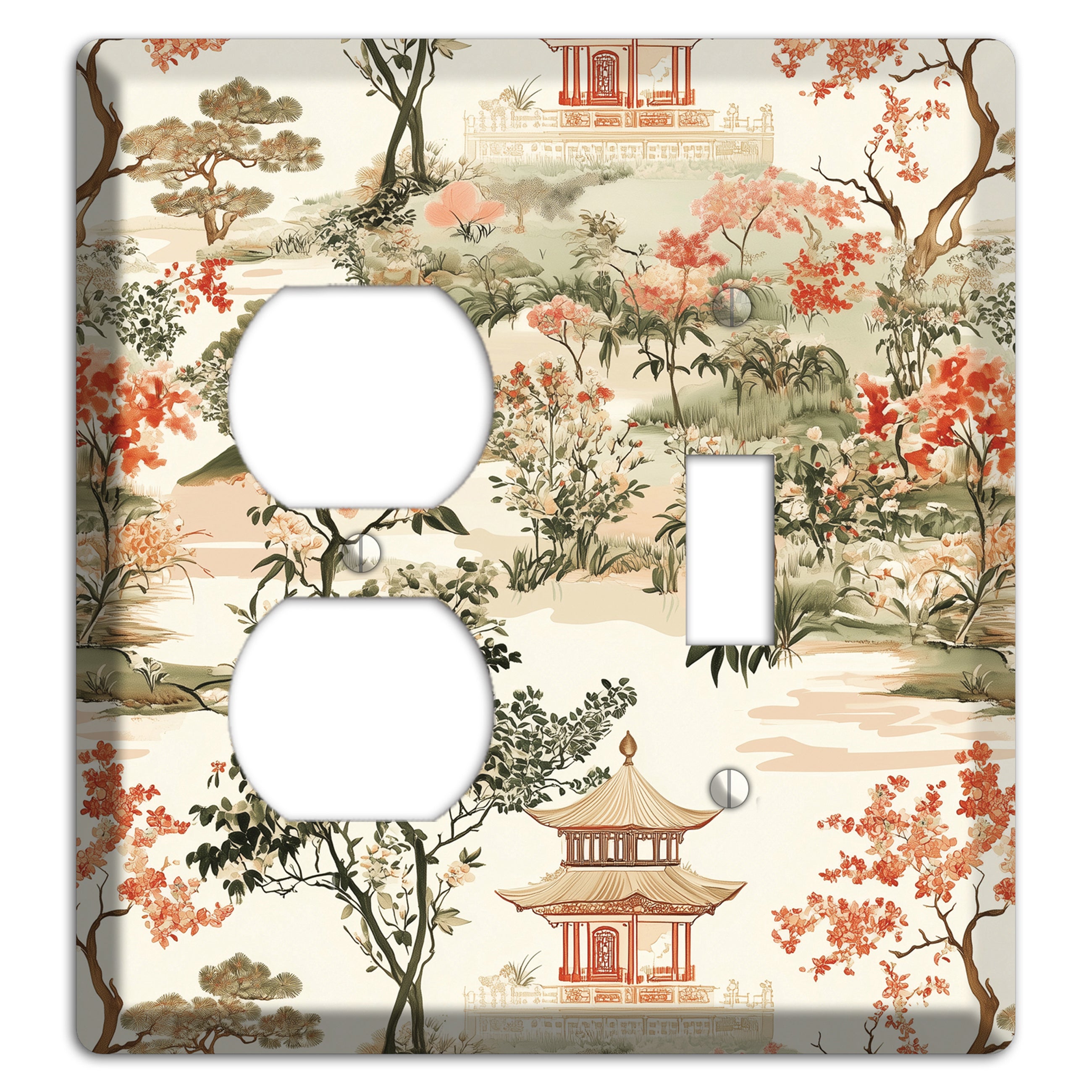 Pavilion & Petal Duplex / Toggle Wallplate