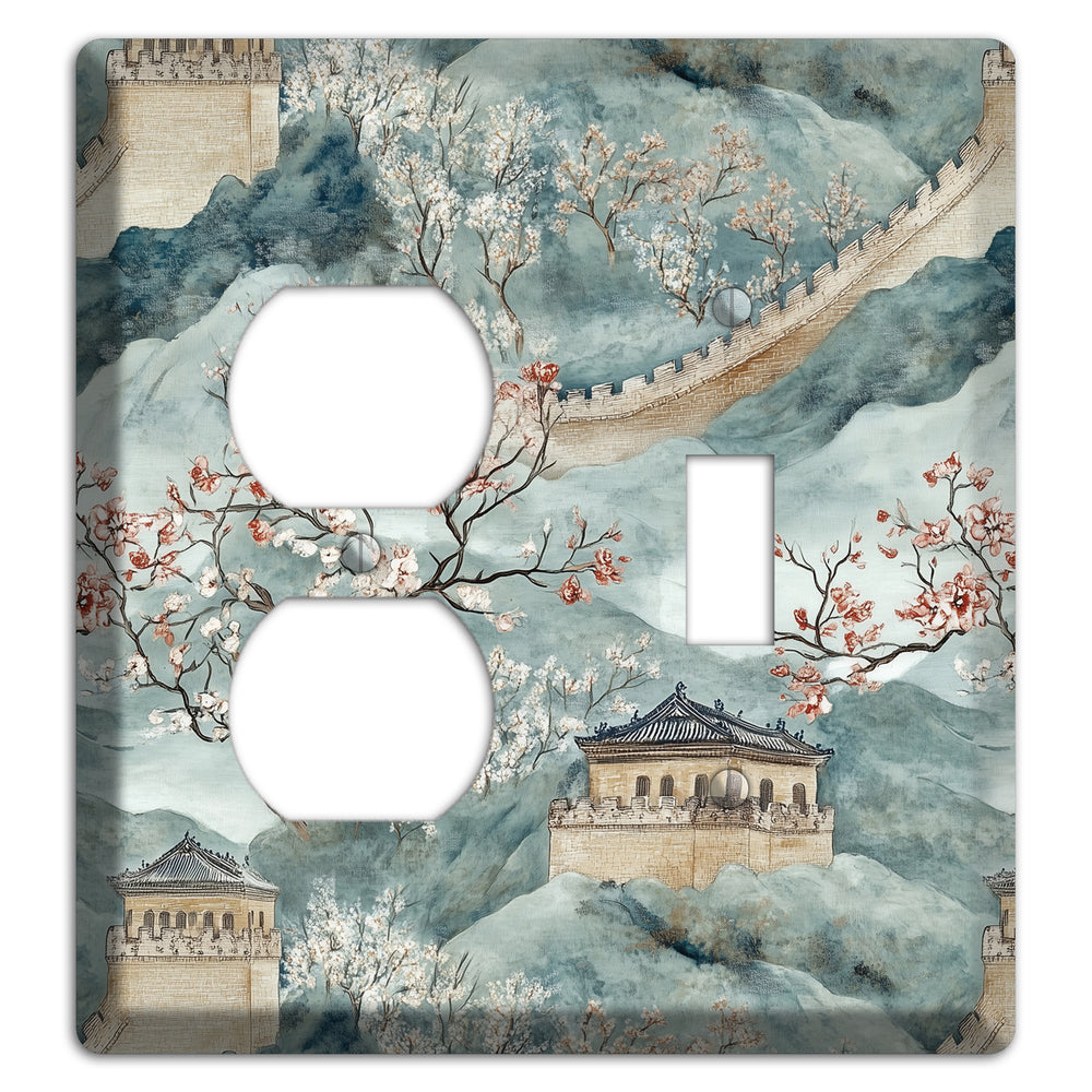 Rampart & Blossom Duplex / Toggle Wallplate