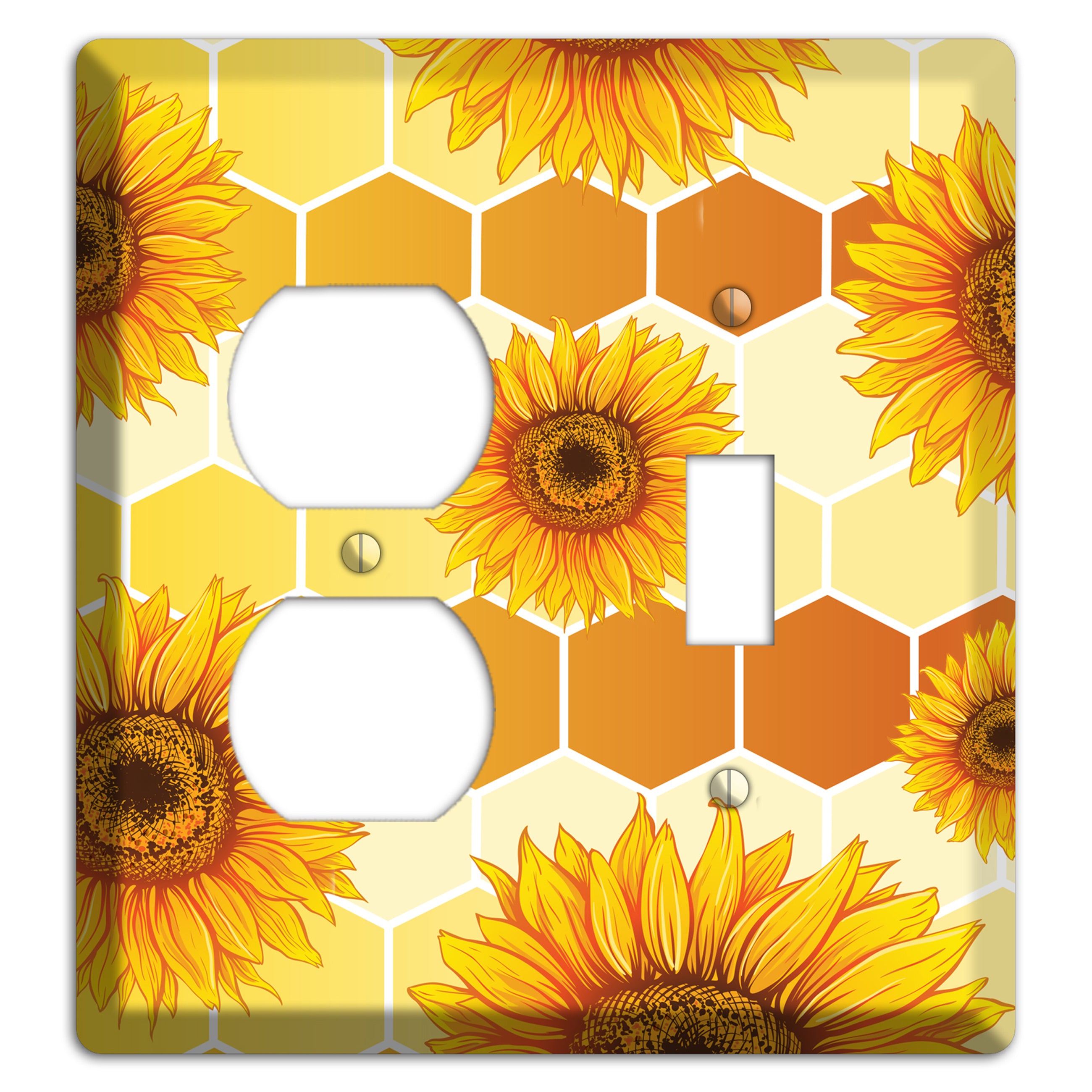 Honeycomb Solstice Duplex / Toggle Wallplate