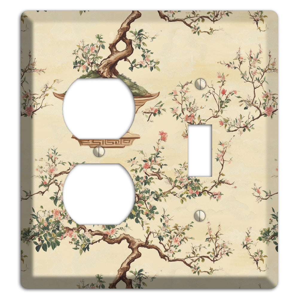 Bonsai & Blossom Duplex / Toggle Wallplate