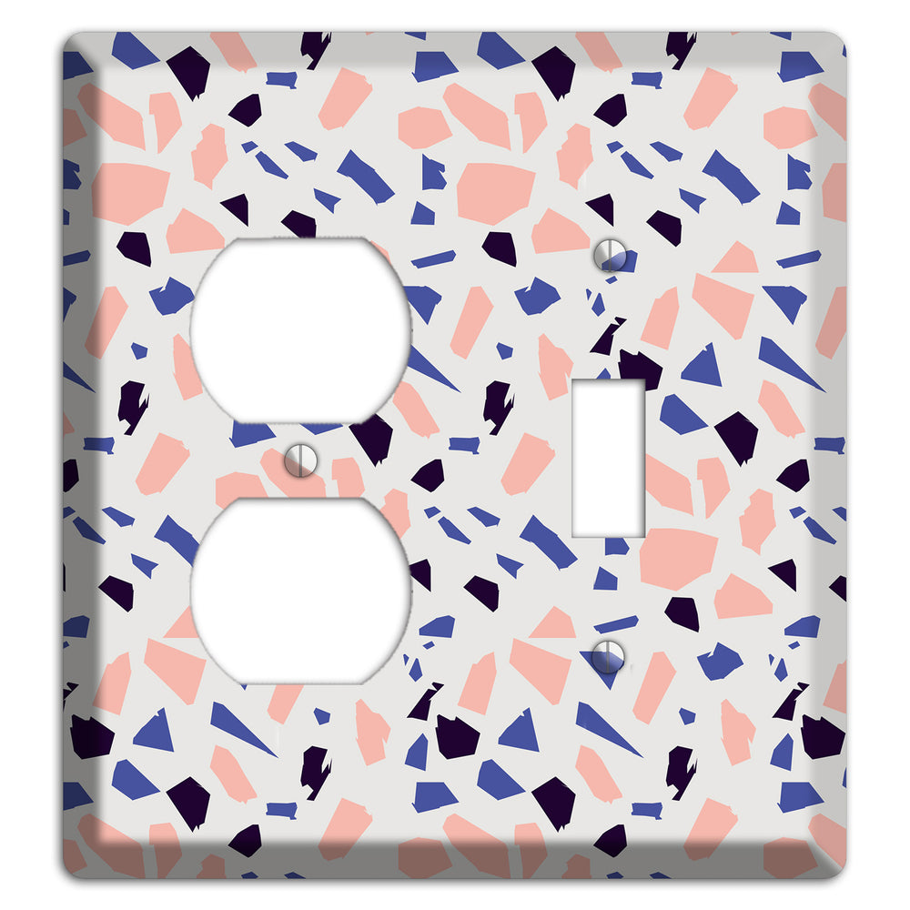 Coral Indigo Burst Duplex / Toggle Wallplate