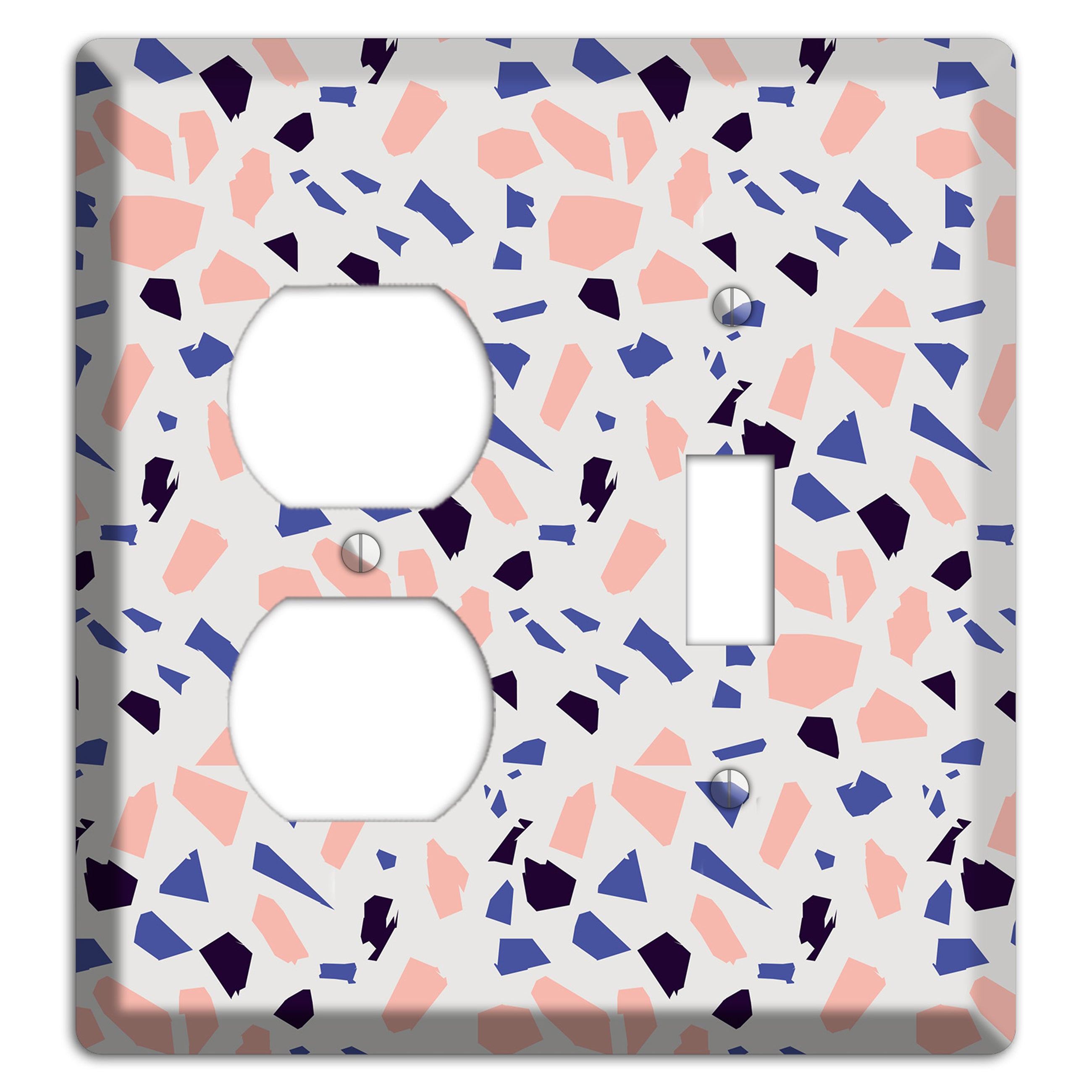 Coral Indigo Burst Duplex / Toggle Wallplate