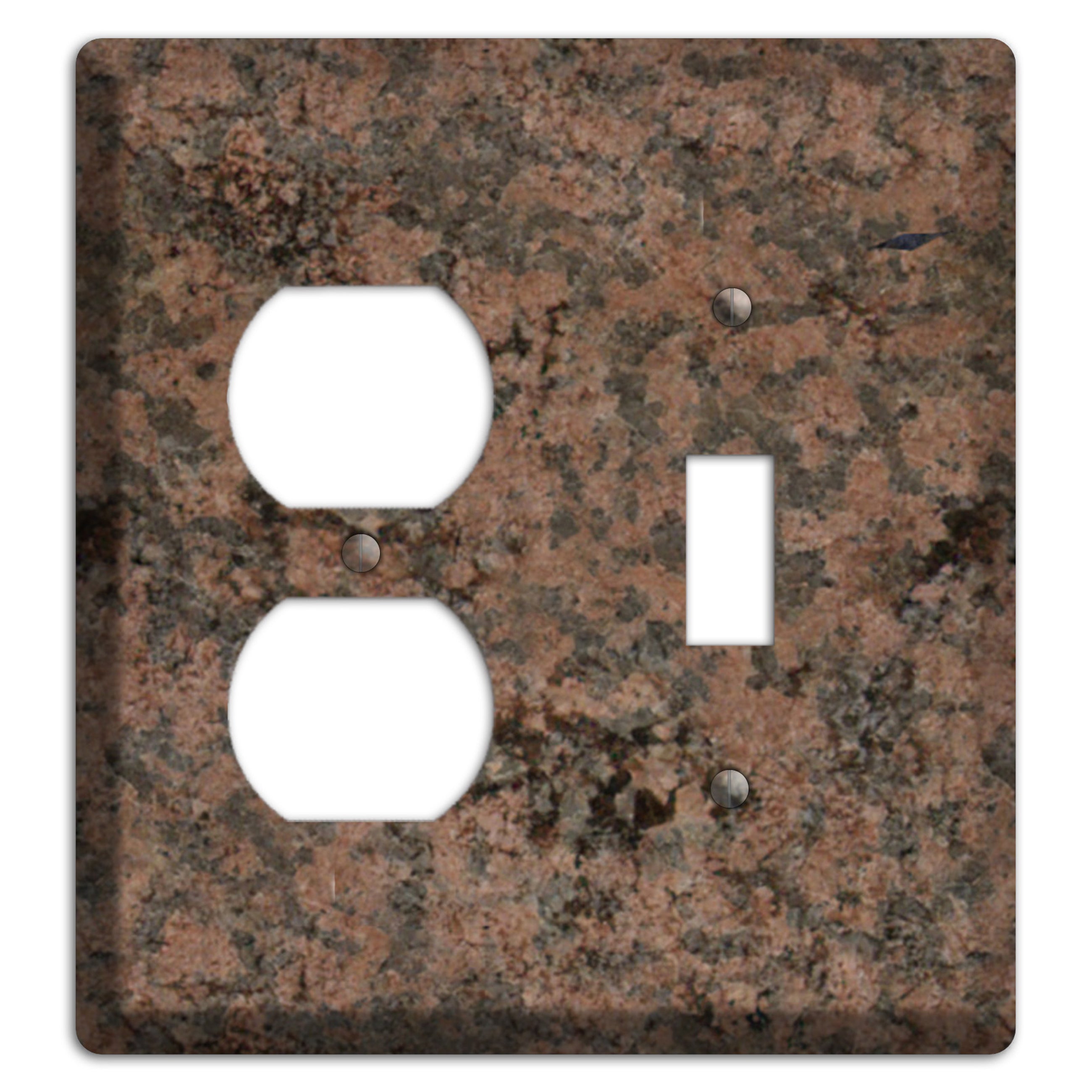 Granite Name: Indian Dakota Granite Duplex / Toggle Wallplate
