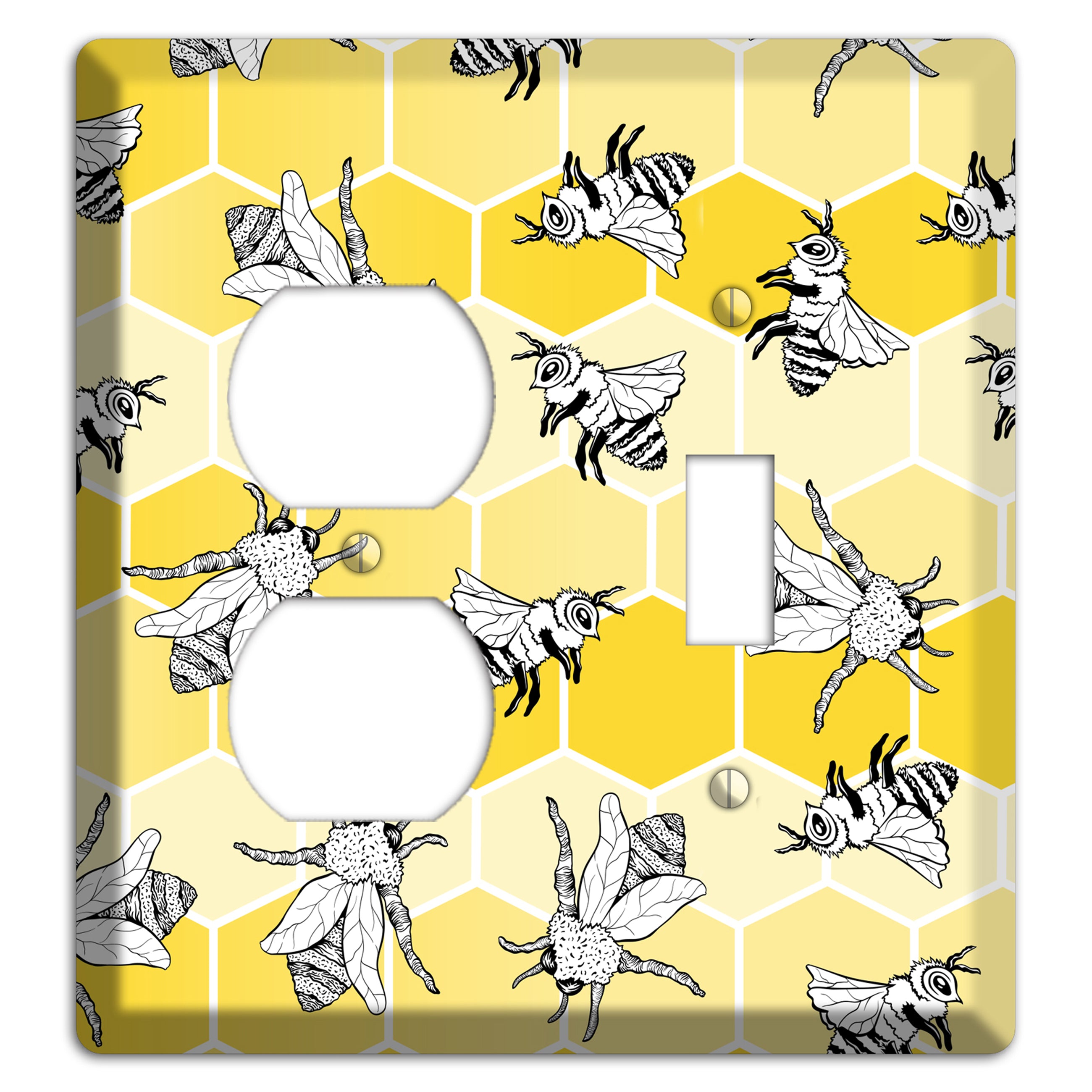 Hive Mind Scatter Duplex / Toggle Wallplate