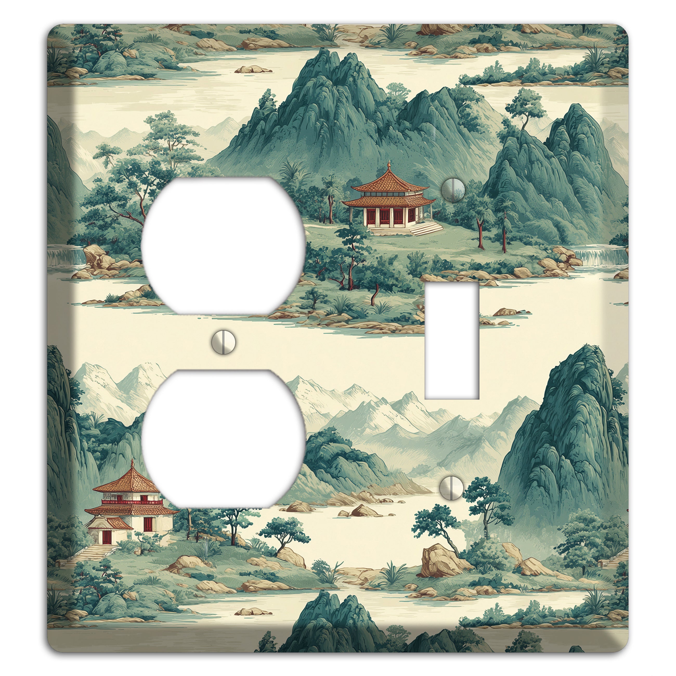 Mist & Pavilion Duplex / Toggle Wallplate