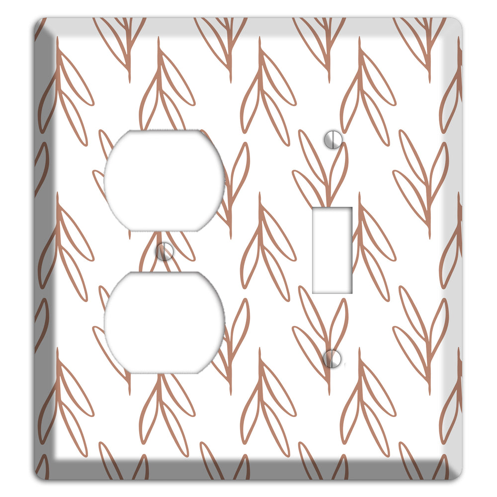 Whisper & Stem Duplex / Toggle Wallplate