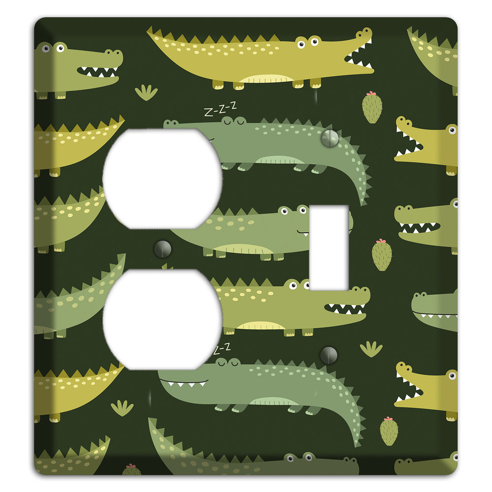 Sleepy Croc Parade Duplex / Toggle Wallplate