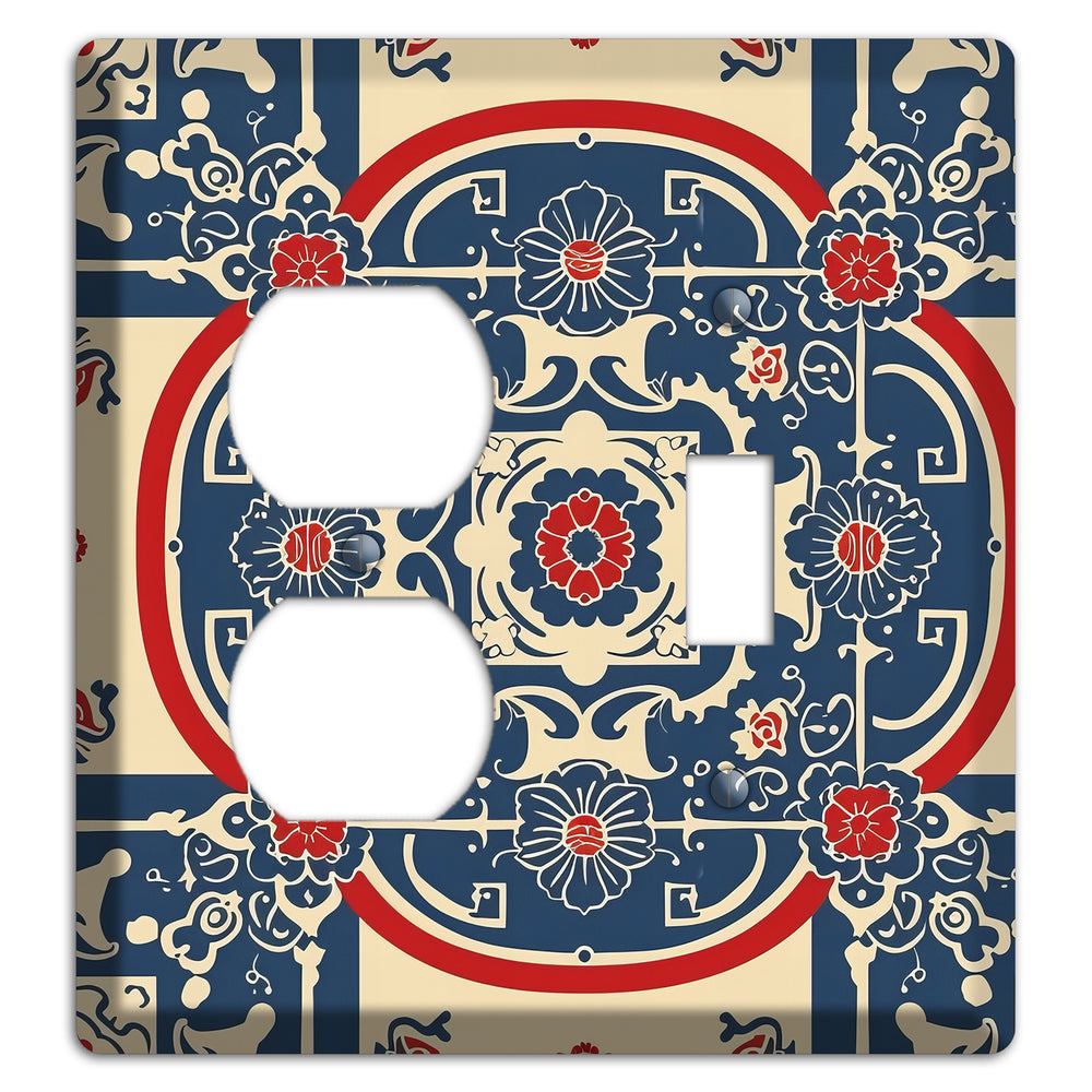Imperial Medallion Court Duplex / Toggle Wallplate