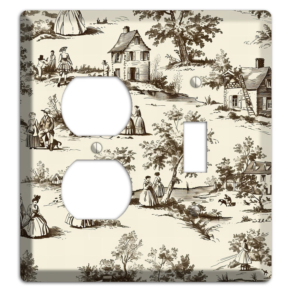 Country Promenade Duplex / Toggle Wallplate
