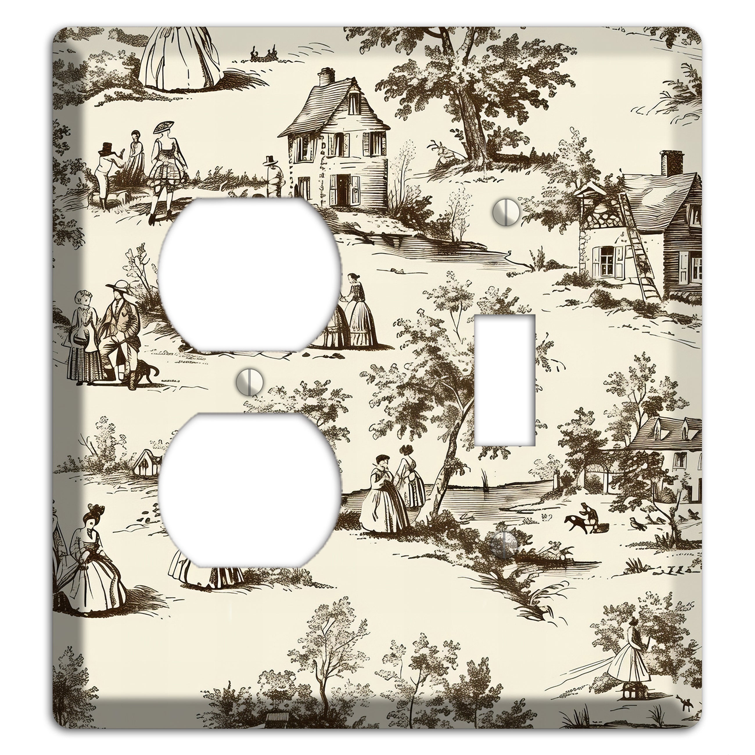 Country Promenade Duplex / Toggle Wallplate