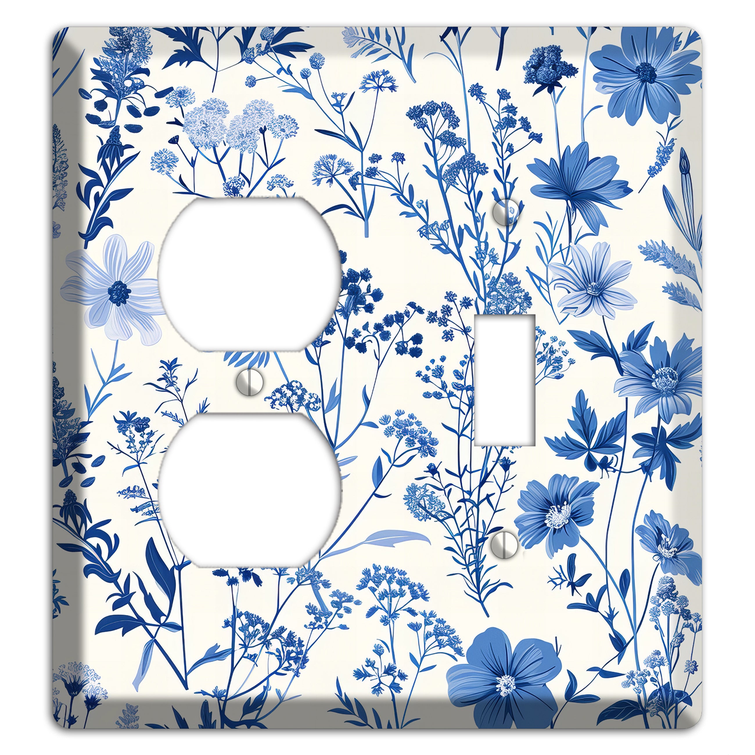 Meadow in Monochrome Duplex / Toggle Wallplate