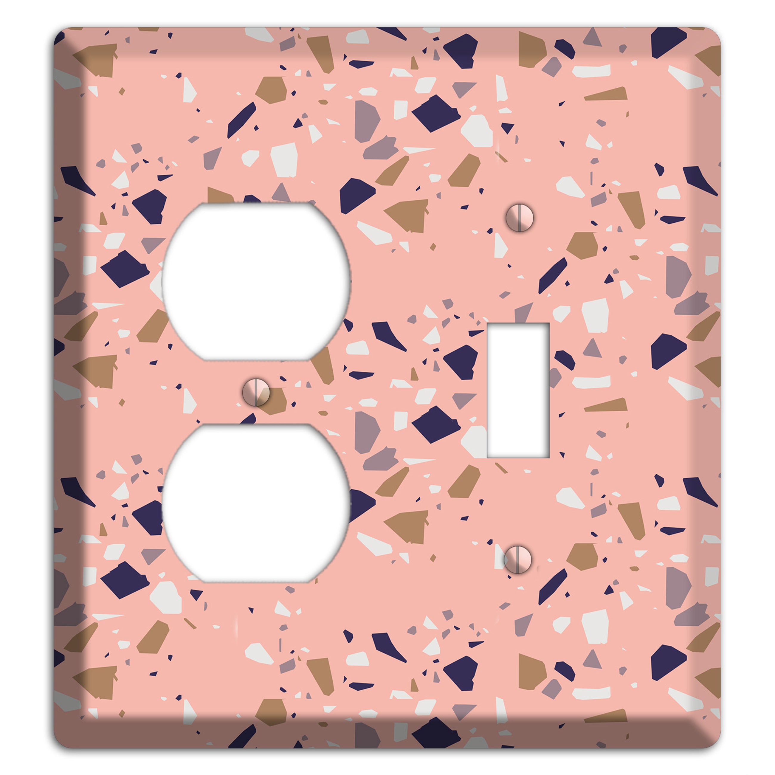 Blush Quarry Duplex / Toggle Wallplate