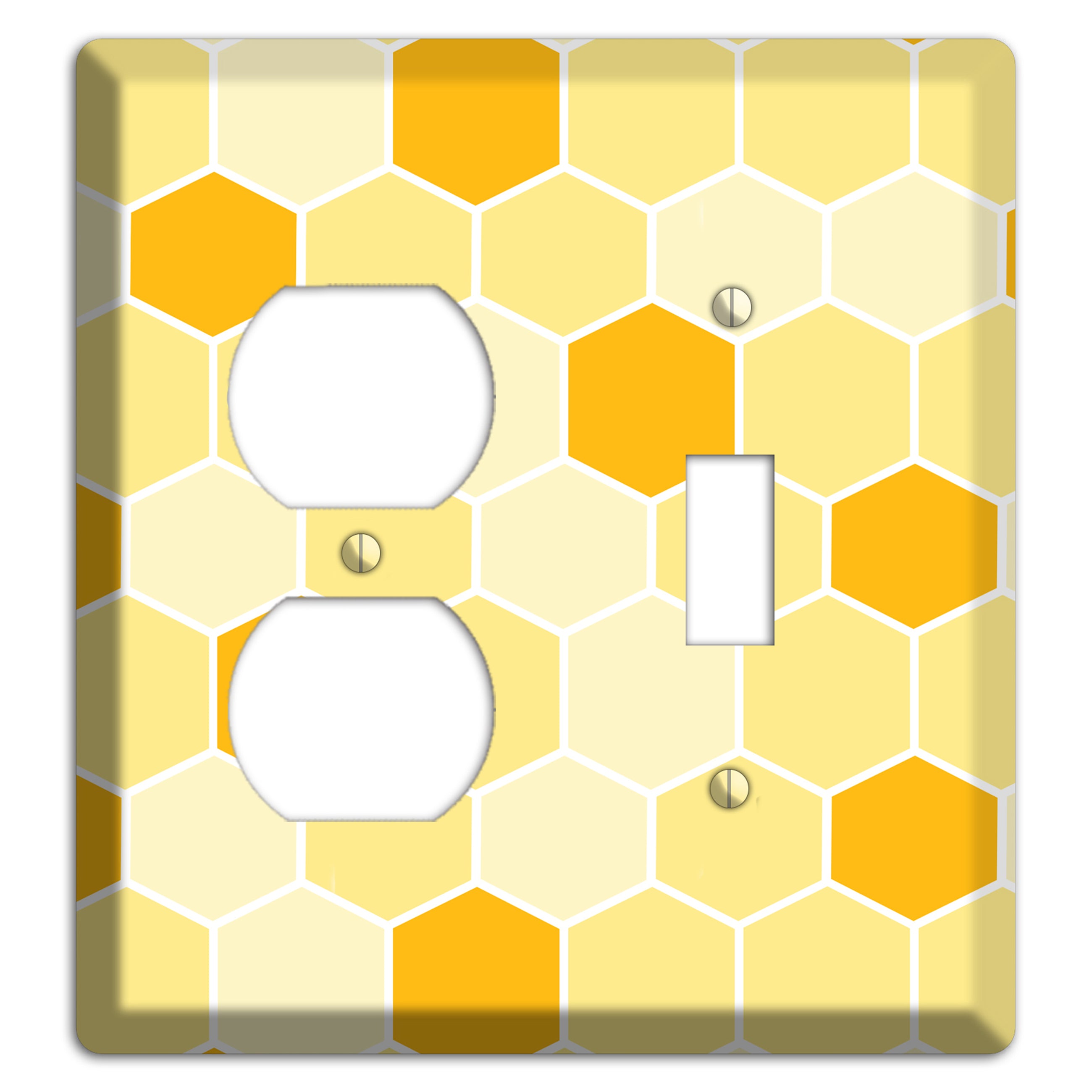 Honeycomb Harvest Duplex / Toggle Wallplate