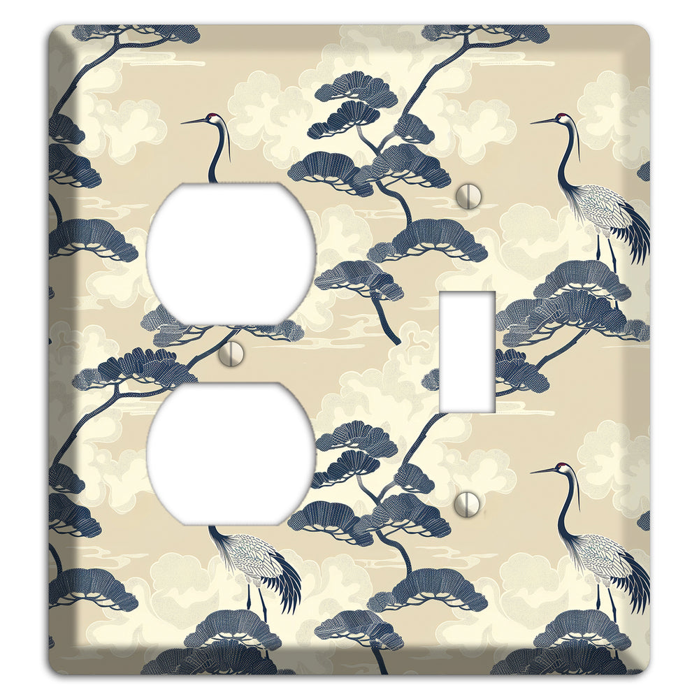 Indigo Pine Serenity Duplex / Toggle Wallplate