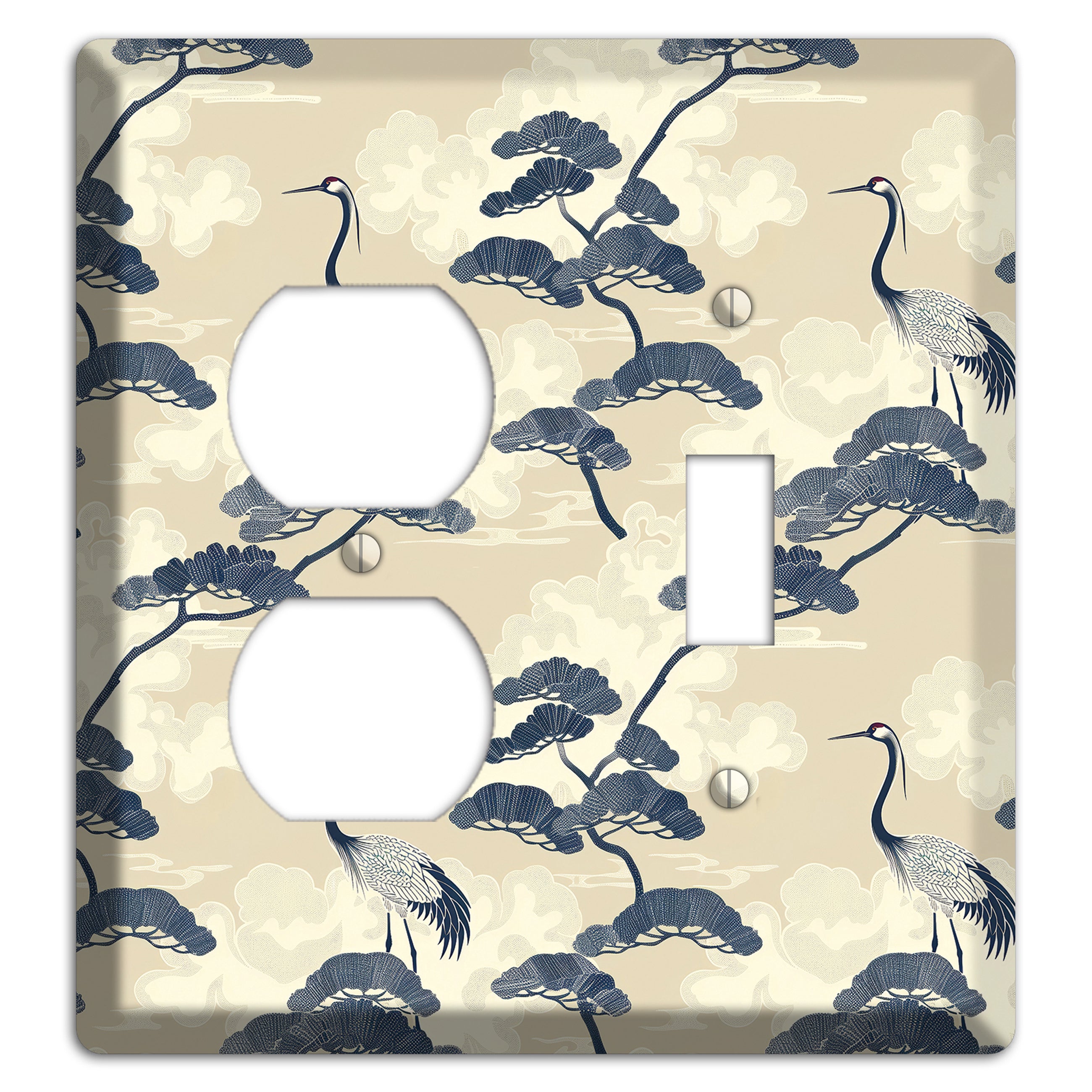 Indigo Pine Serenity Duplex / Toggle Wallplate