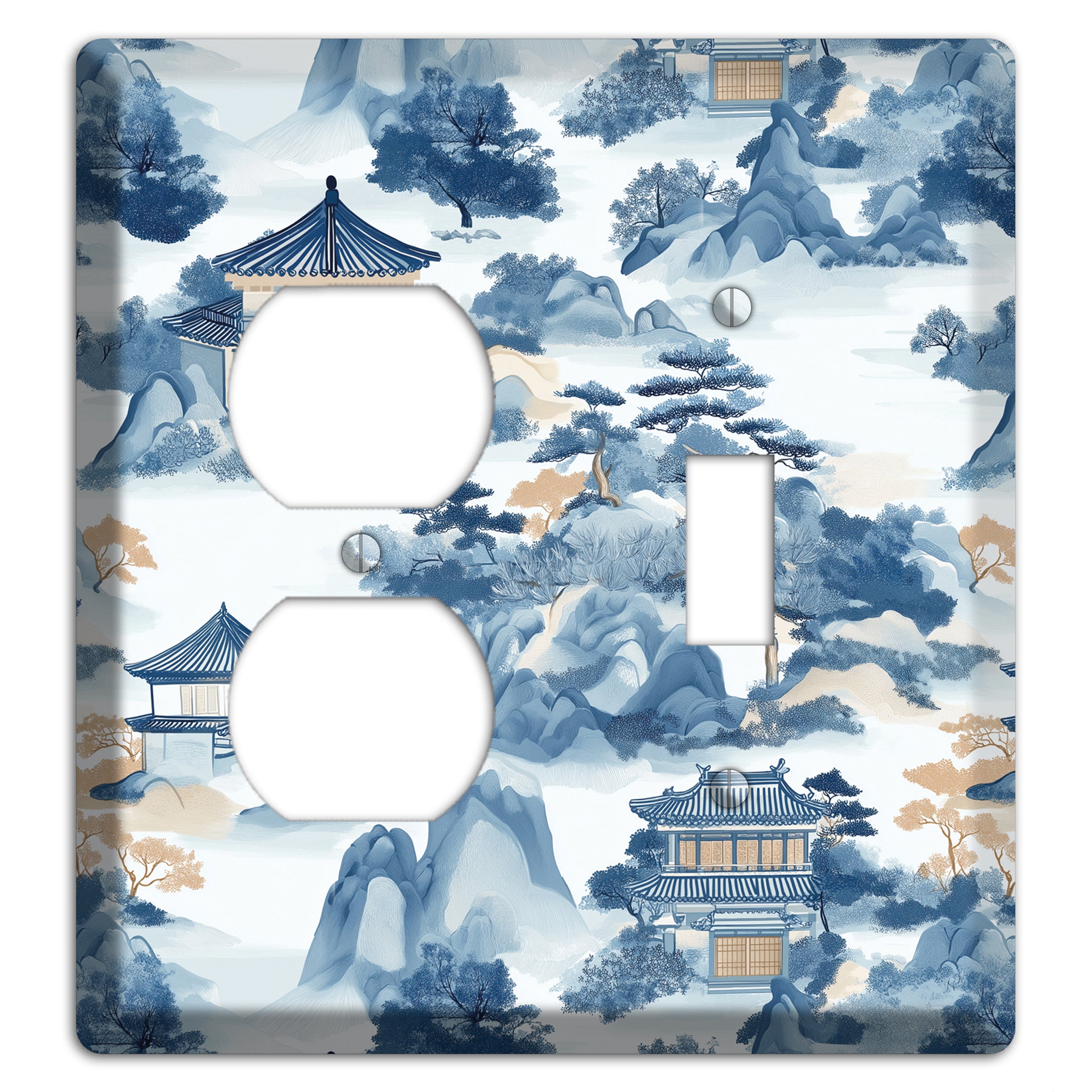 Jade Mountain Retreat Duplex / Toggle Wallplate