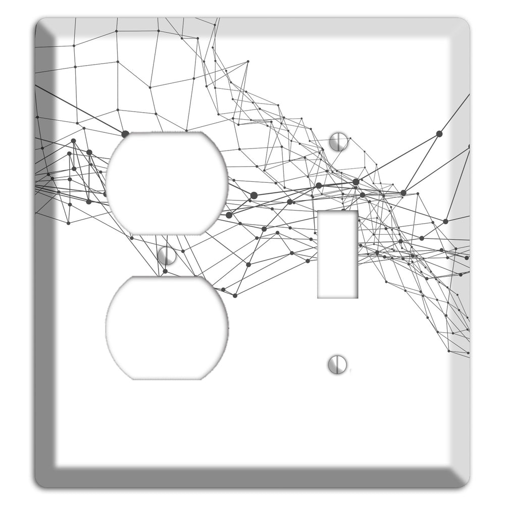 Drift Network Collapse Duplex / Toggle Wallplate