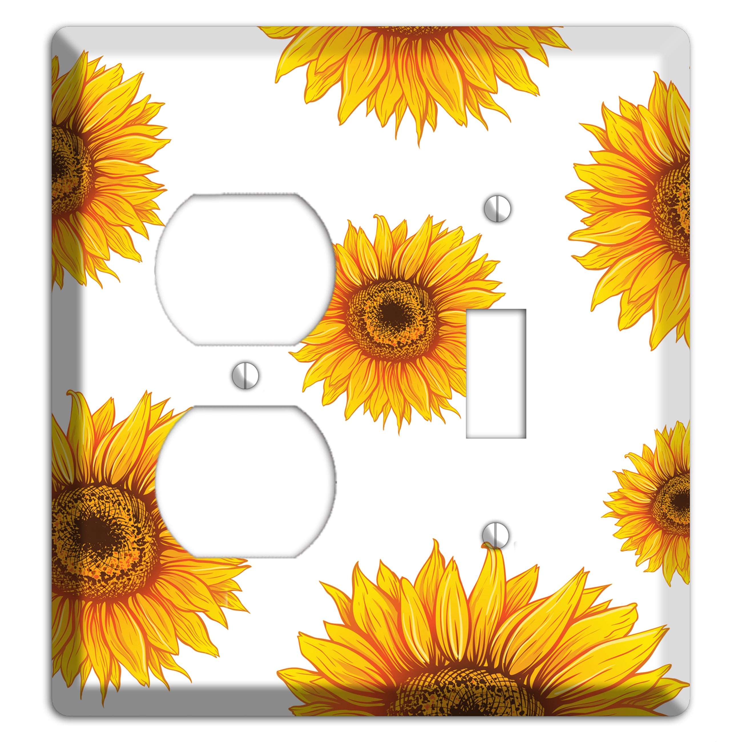 Solar Bloom Scatter Duplex / Toggle Wallplate