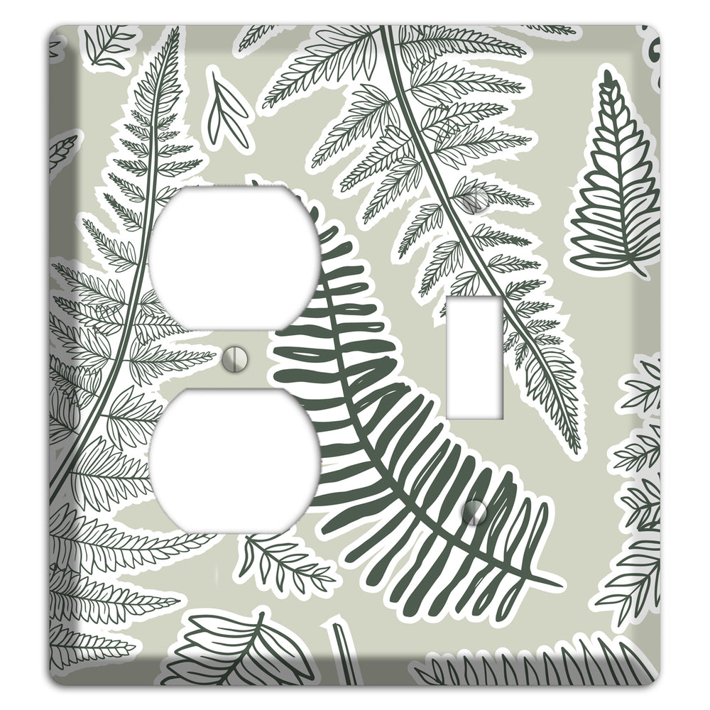 Forest Floor Scatter Duplex / Toggle Wallplate