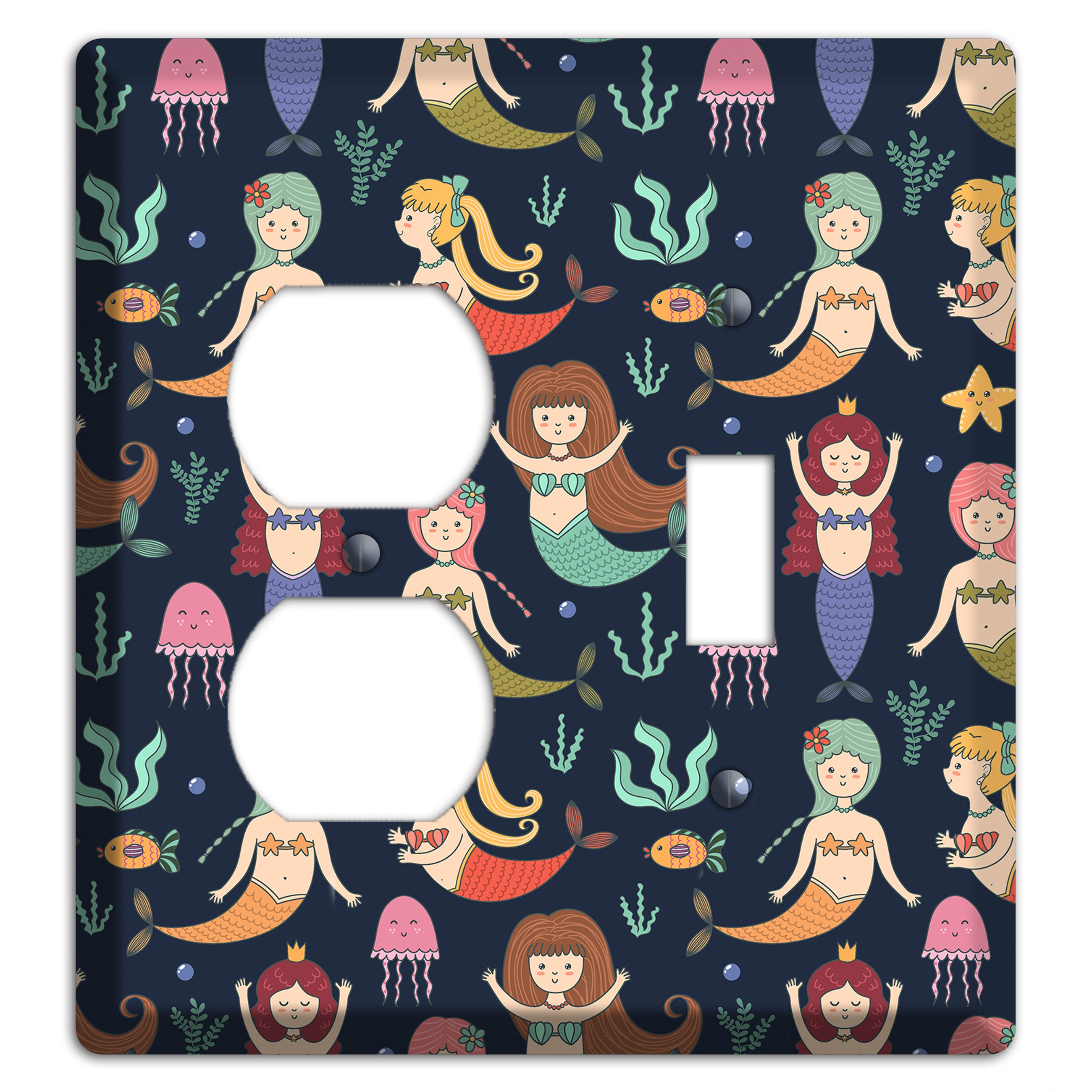 Mermaid Lagoon Party Duplex / Toggle Wallplate