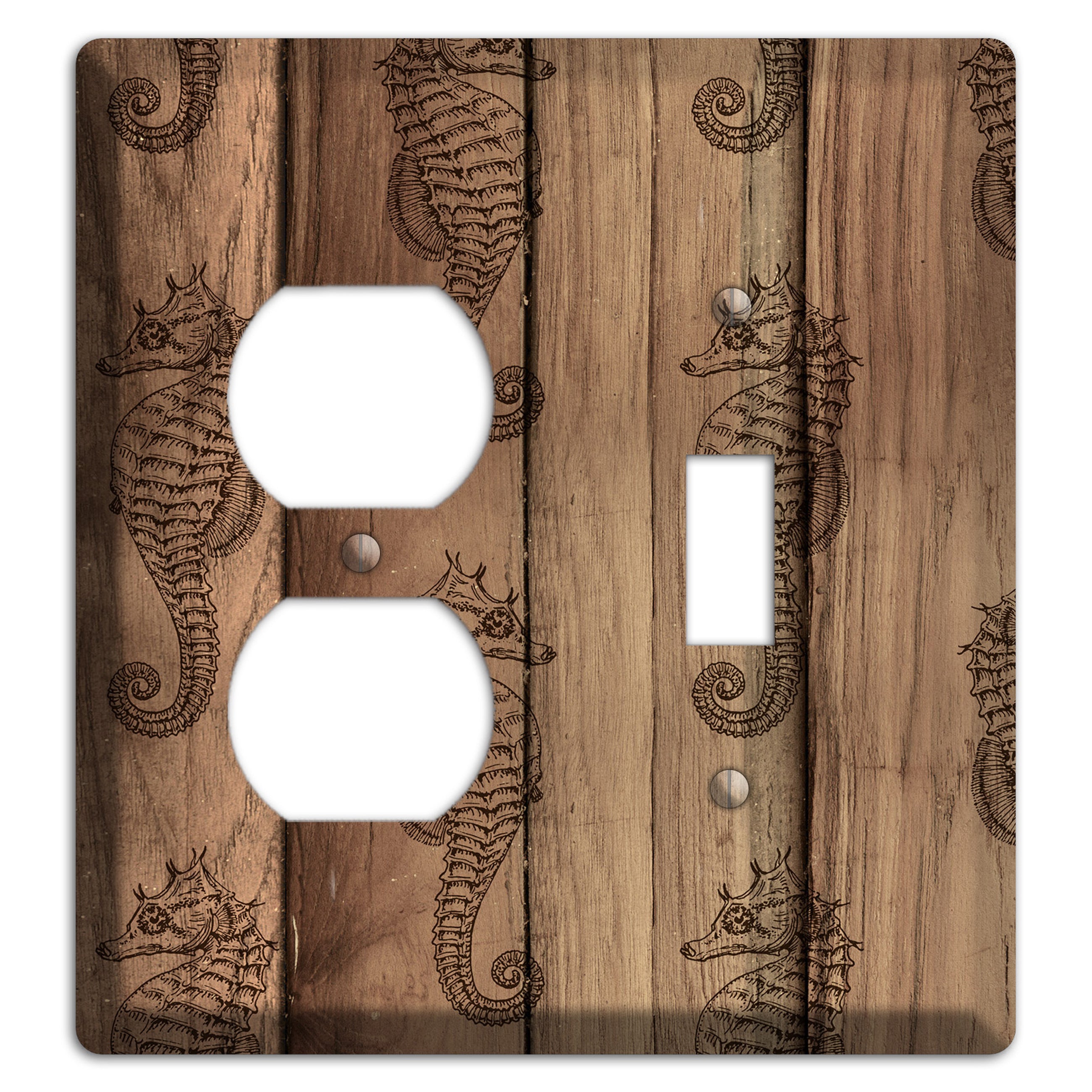 Planktonic Ponies Duplex / Toggle Wallplate