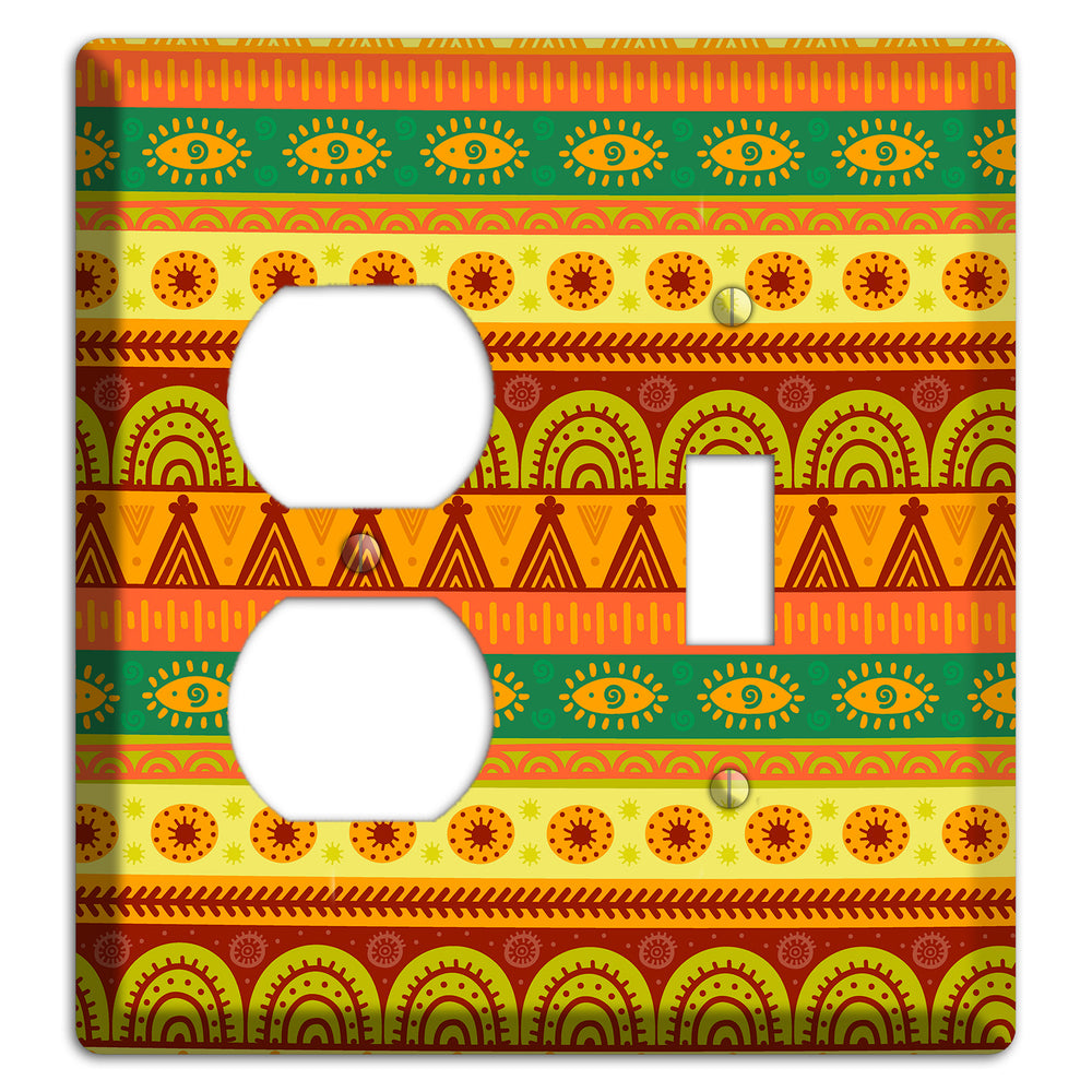 Ethnic Harmony Duplex / Toggle Wallplate