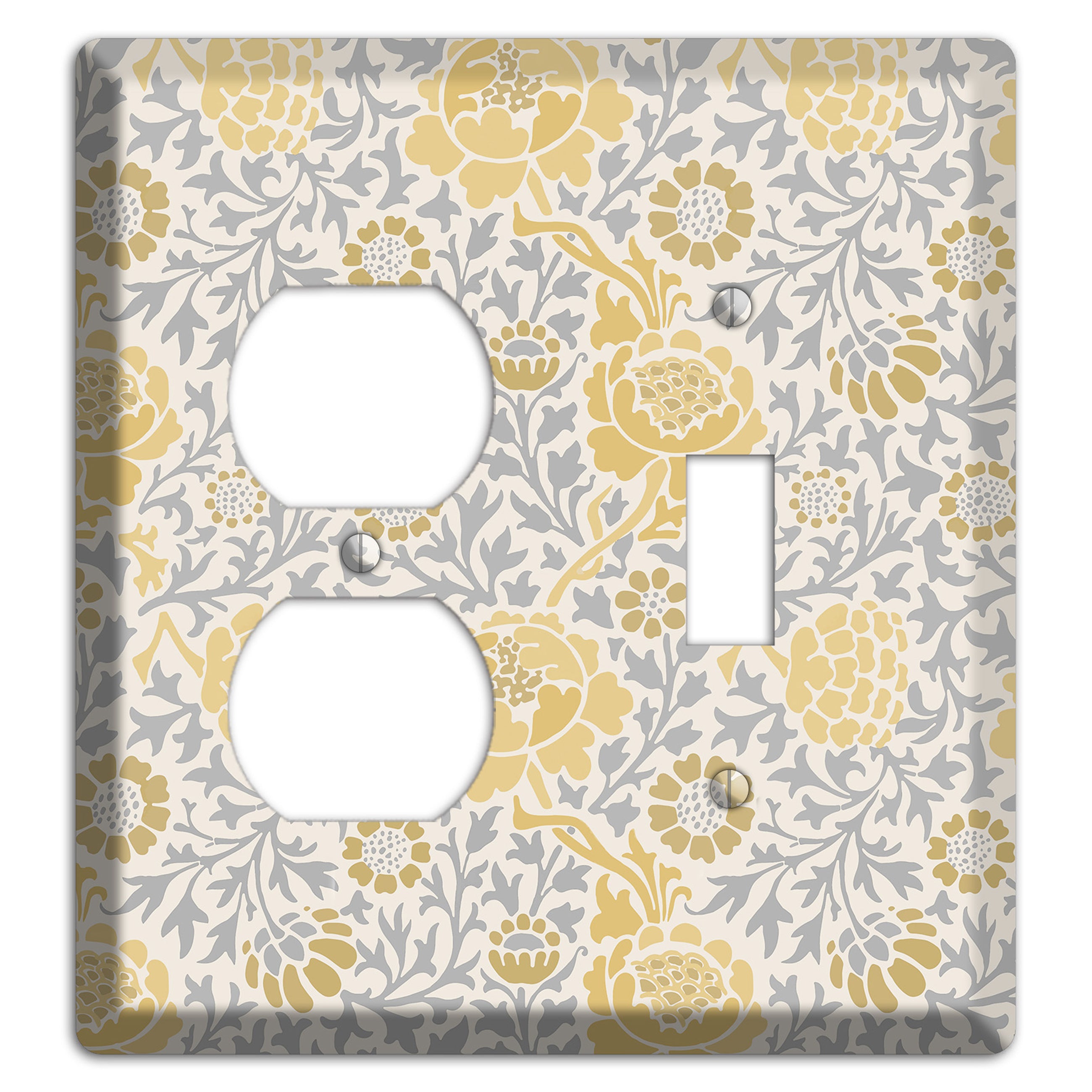 Dandelion Charm Duplex / Toggle Wallplate