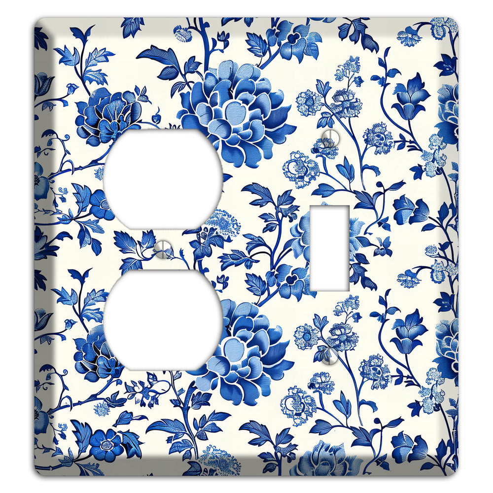 Porcelain Garden Reverie Duplex / Toggle Wallplate