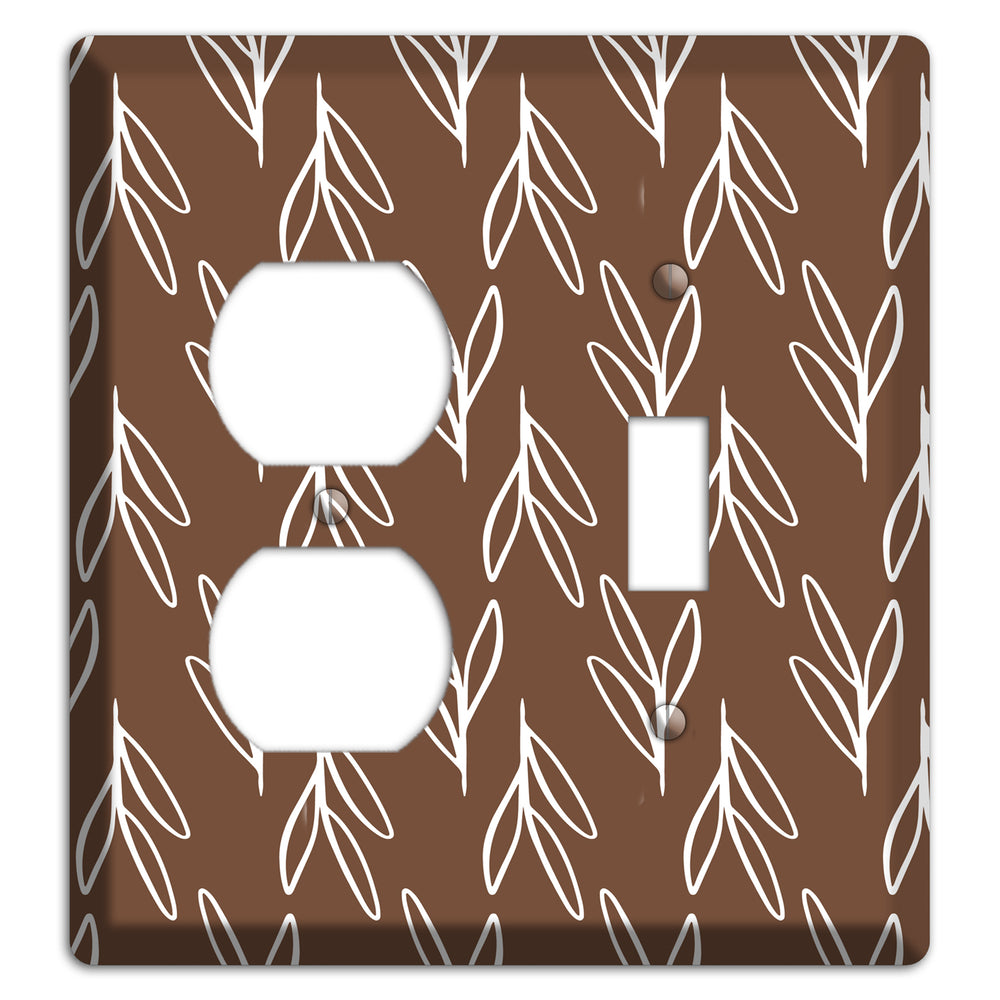 Wheat & Shadow Duplex / Toggle Wallplate