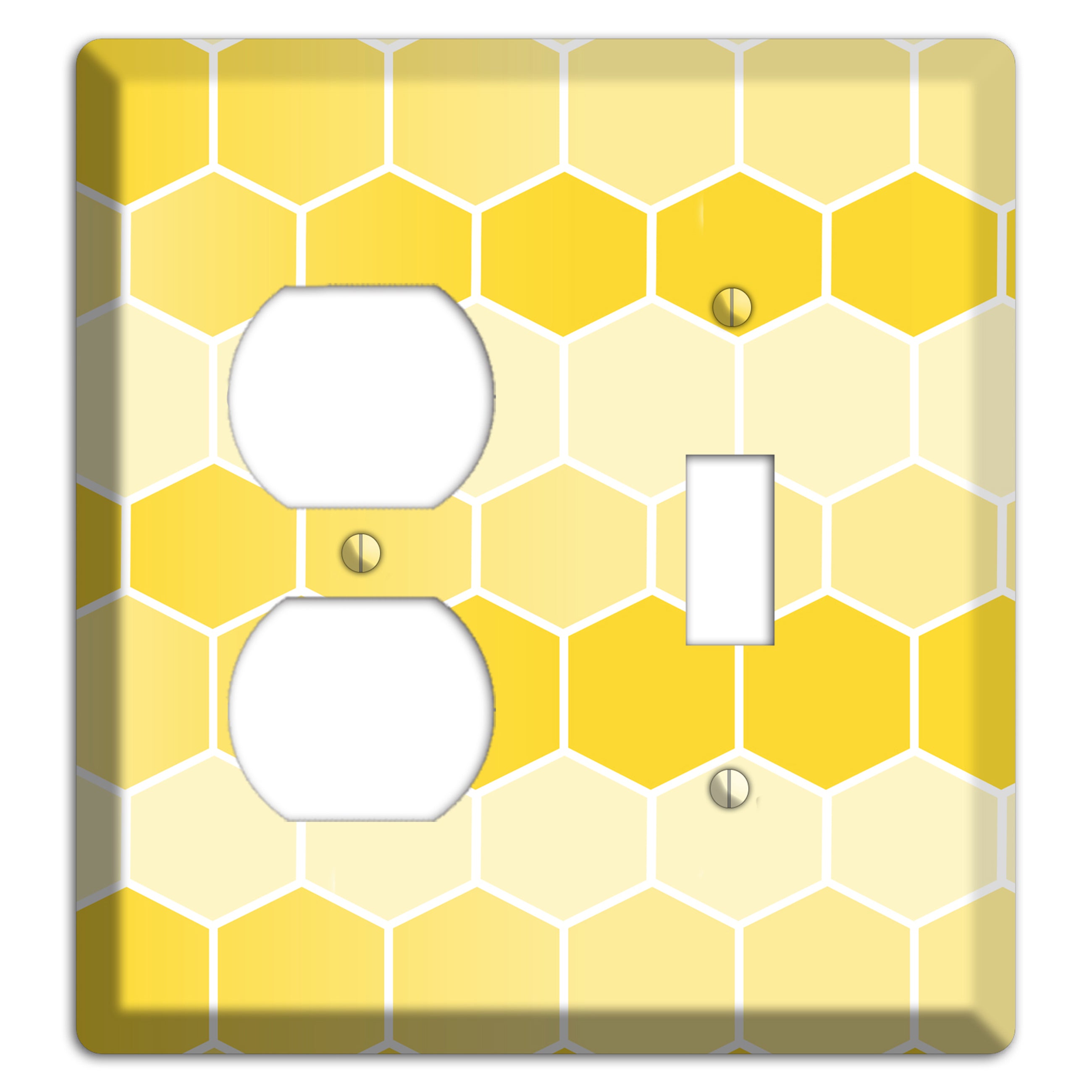 Golden Comb Drift Duplex / Toggle Wallplate