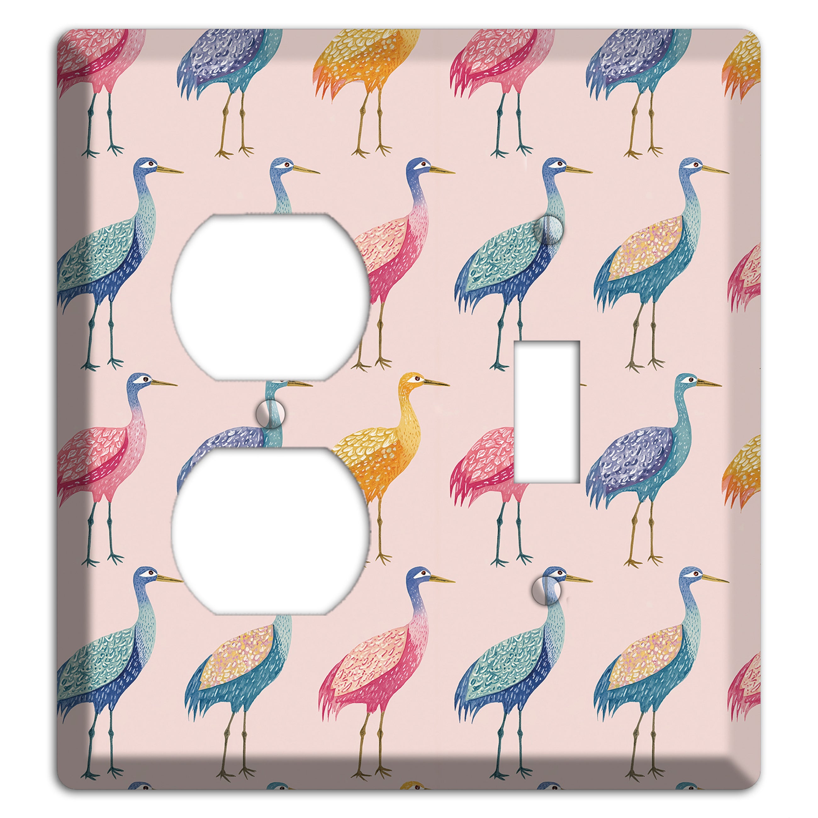Rainbow Marsh Parade Duplex / Toggle Wallplate
