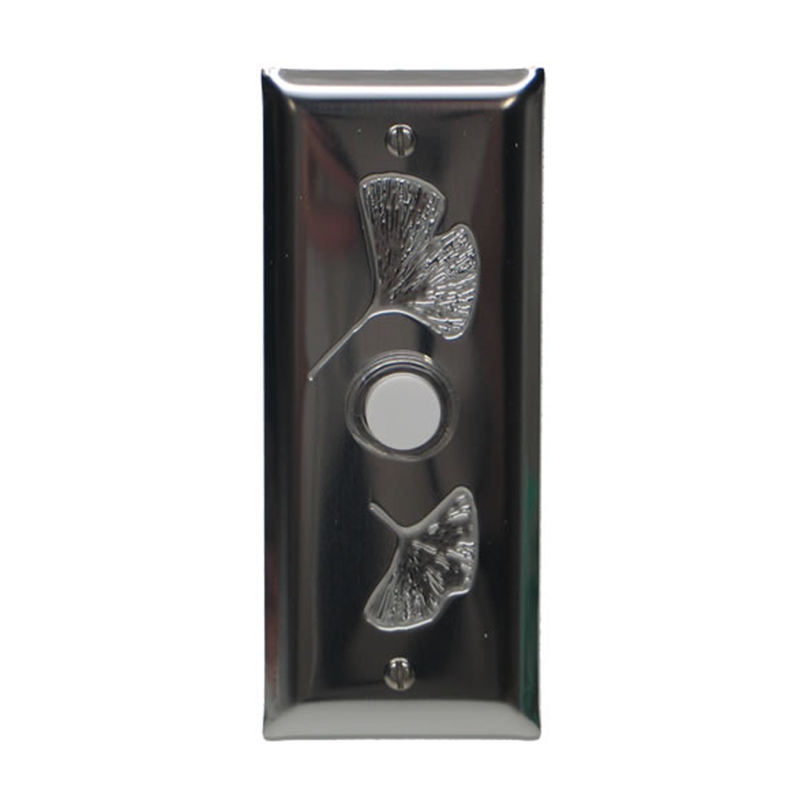 Ginkgo Doorbell - Solid Stainless Steel