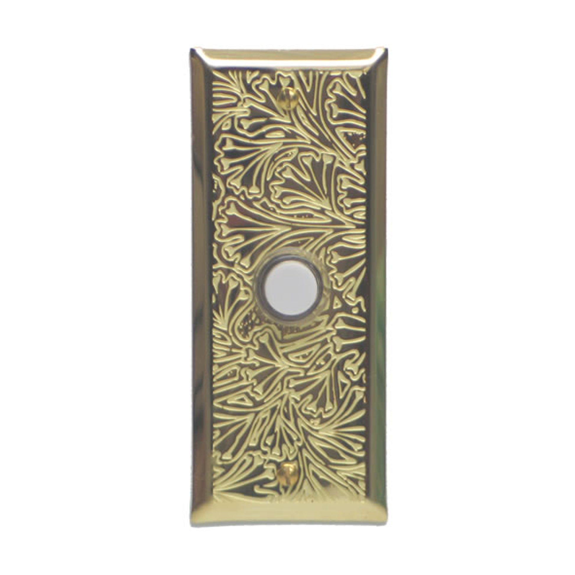 Maidenhaire Fern Doorbell - Solid Brass