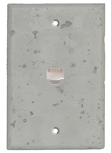 Gray Stone Phone Hardware with Plate