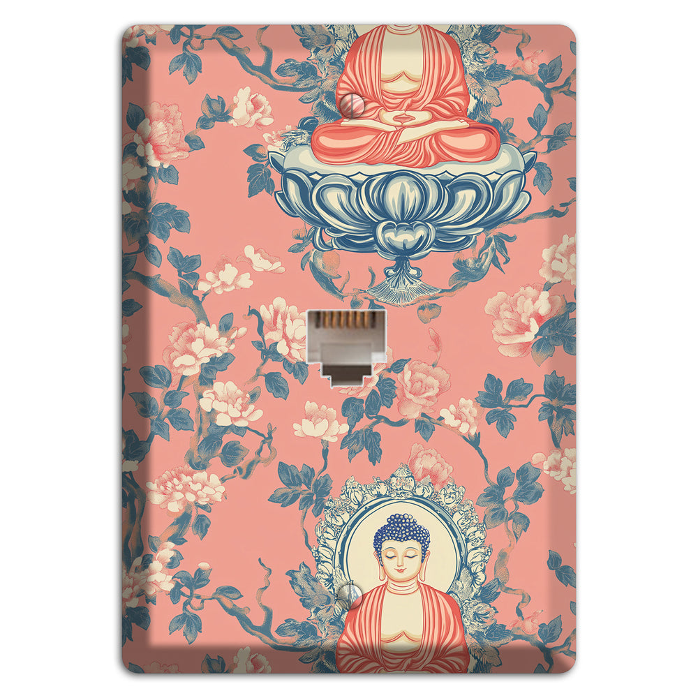 Lotus & Blossom Phone Wallplate