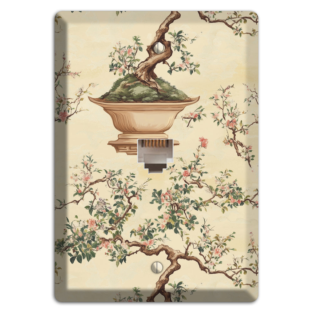 Bonsai & Blossom Phone Wallplate