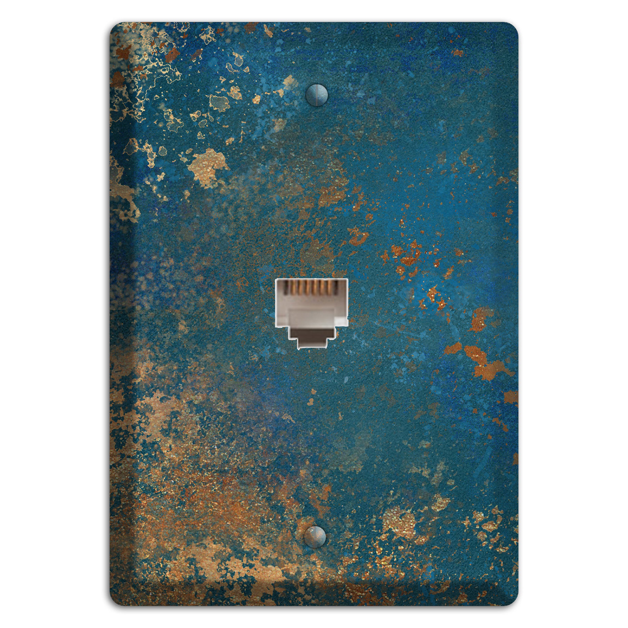 Oxidized Ocean Phone Wallplate