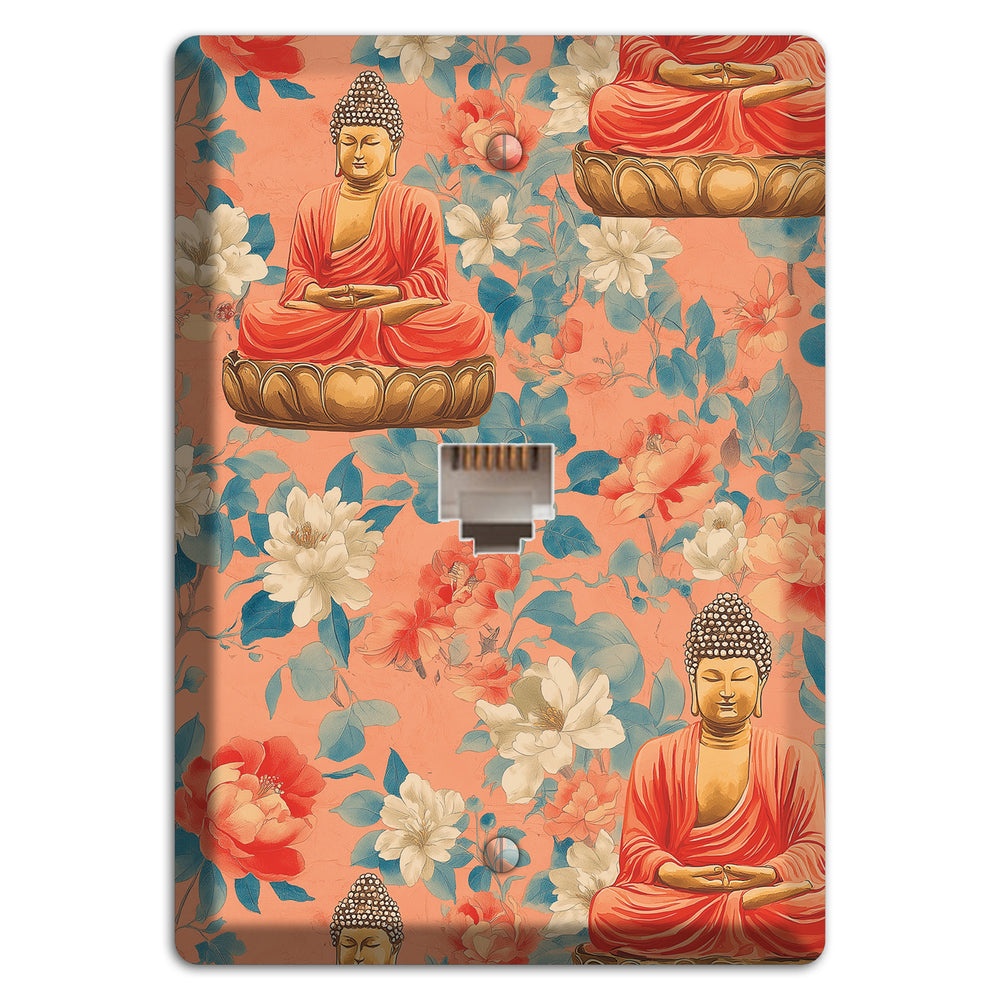 Lotus & Coral Phone Wallplate