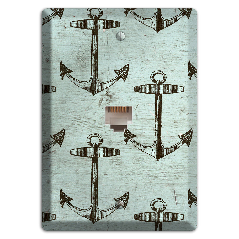 Anchored in Time Phone Wallplate